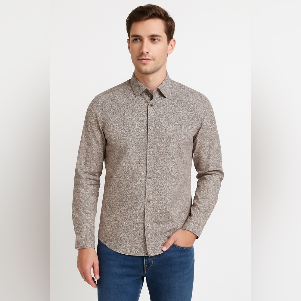 Clairbone Lavender/Light Blue Button Down Shirt